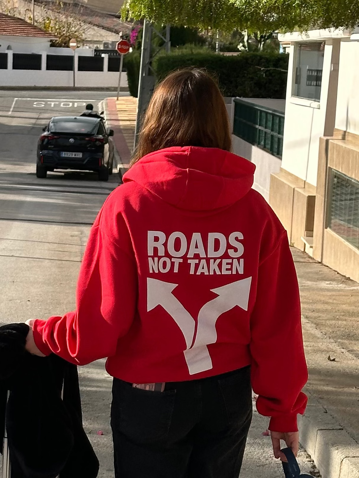 Roads not taken hoodie