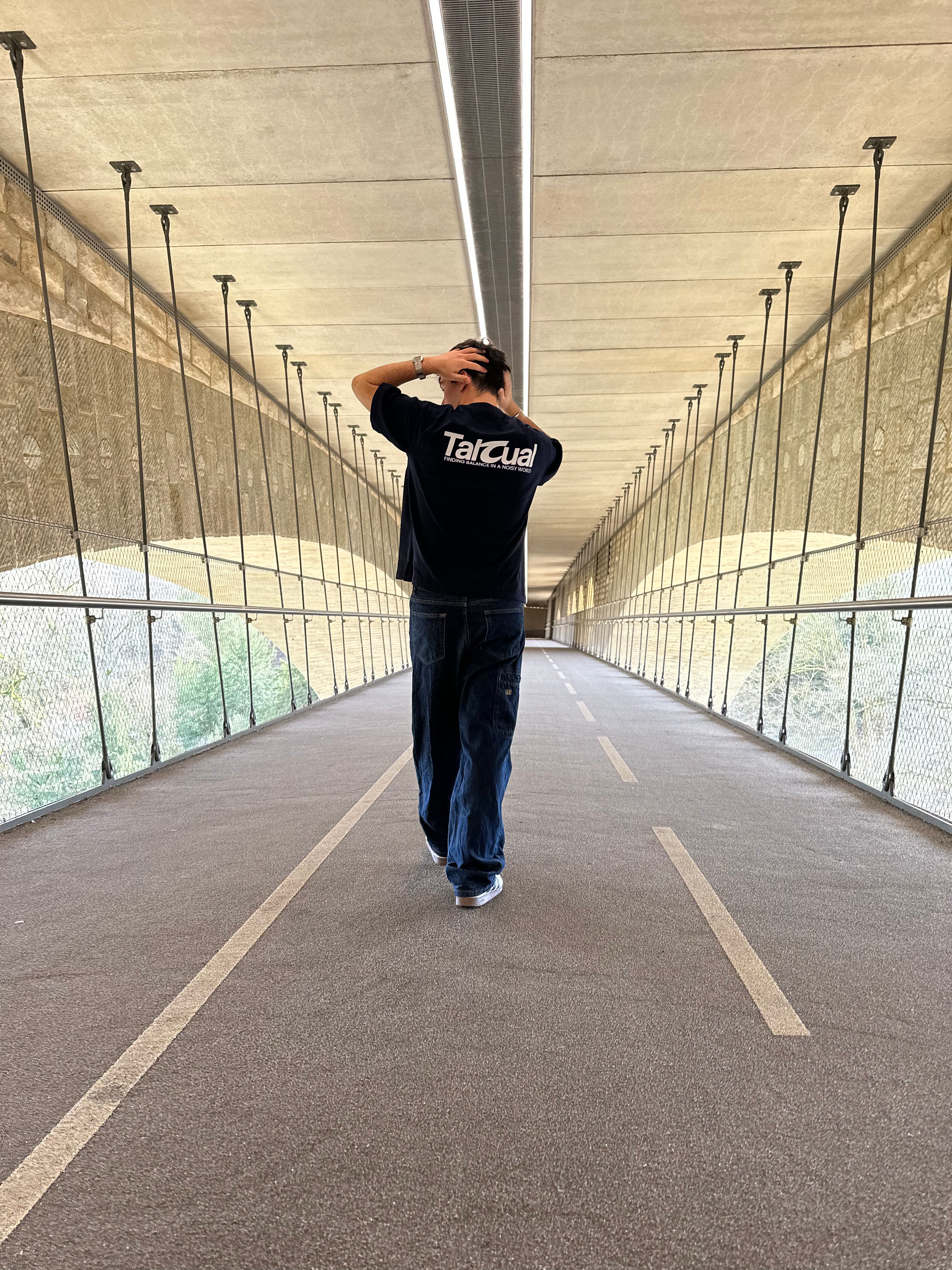 Finding balance tee