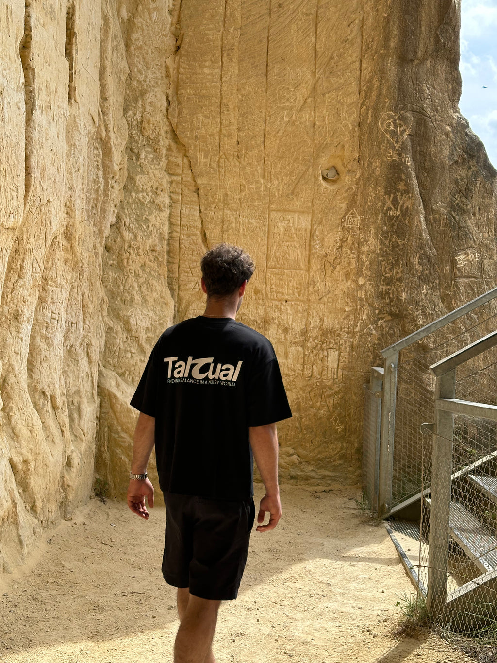 Finding balance tee