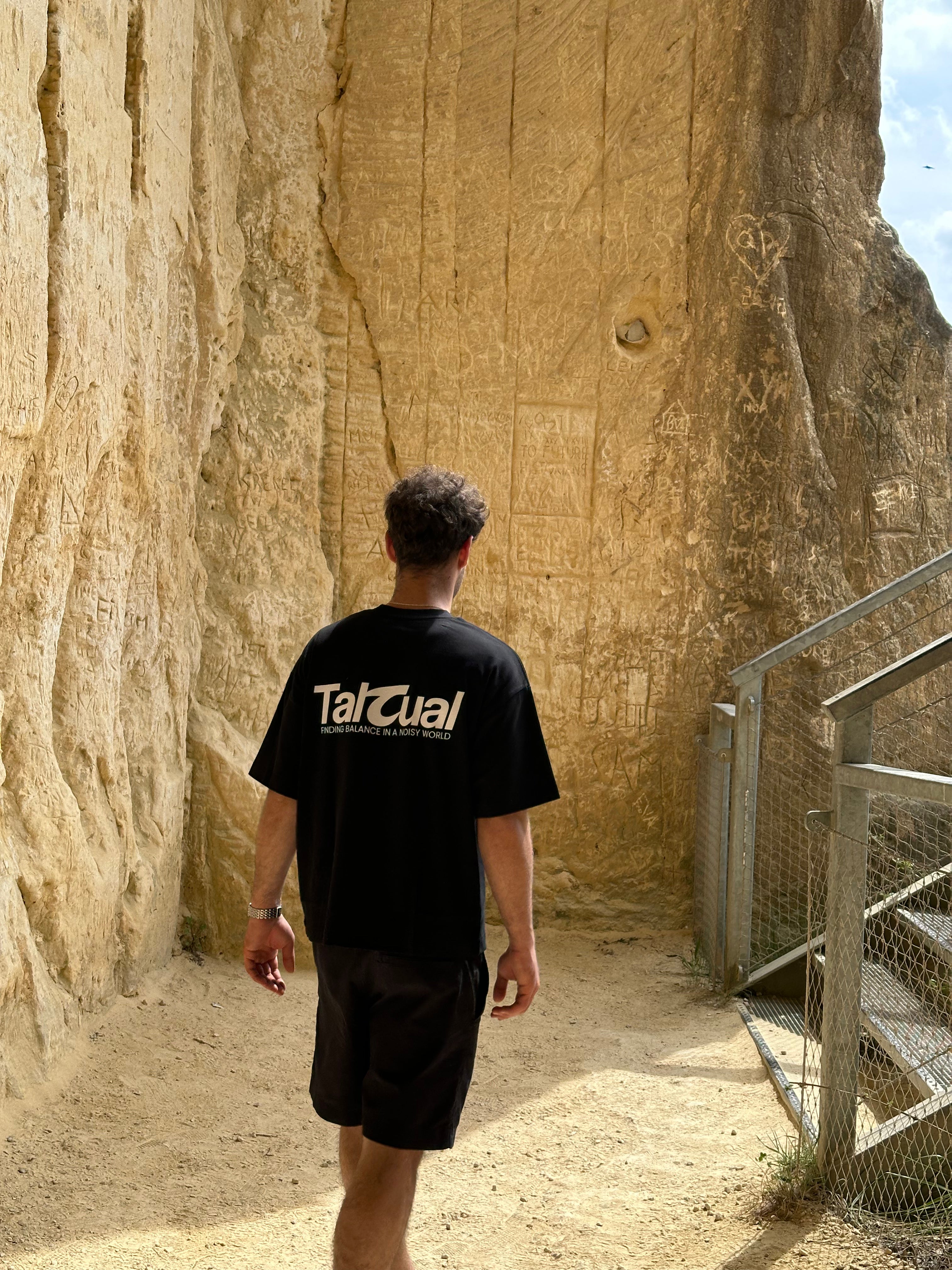 Finding balance tee