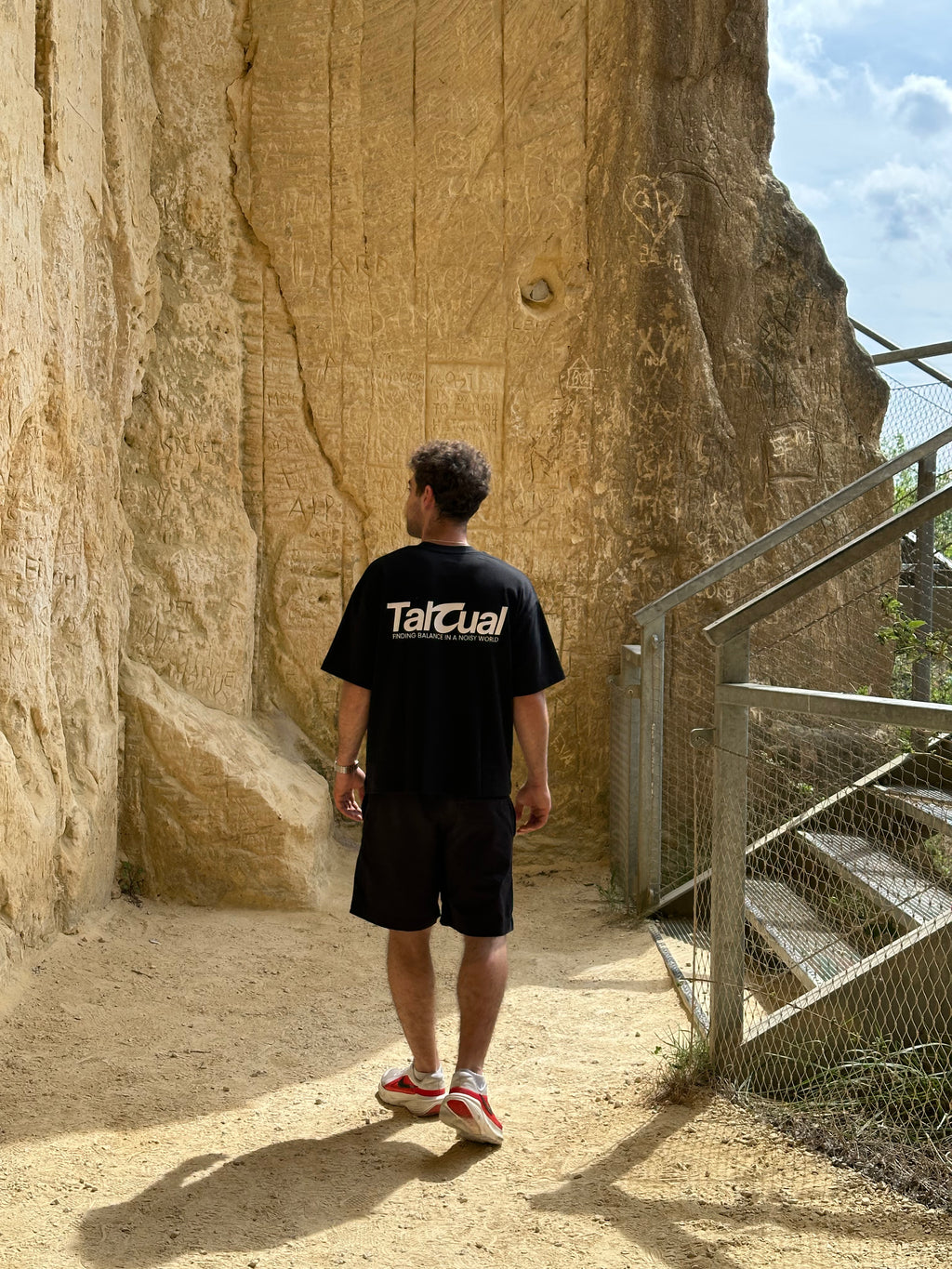 Finding balance tee